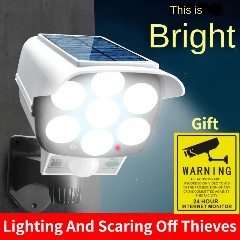 Home Security Items - Luce solare esterna Sensore di movimento