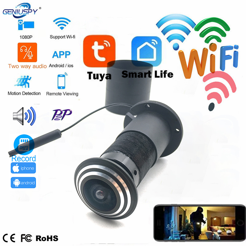 1080P Mini spioncino Wifi port - Home Security Front Door Camera recensione e prezzo